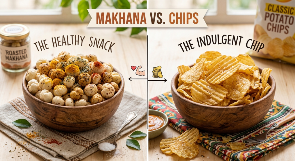 makhana vs chips